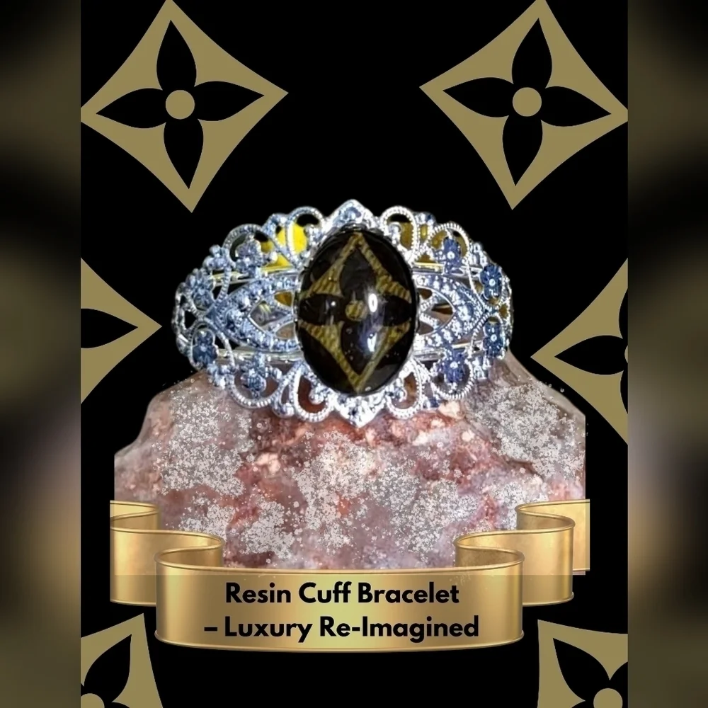 New Handmade Resin Cuff Bracelet – Luxury Re-Imagined